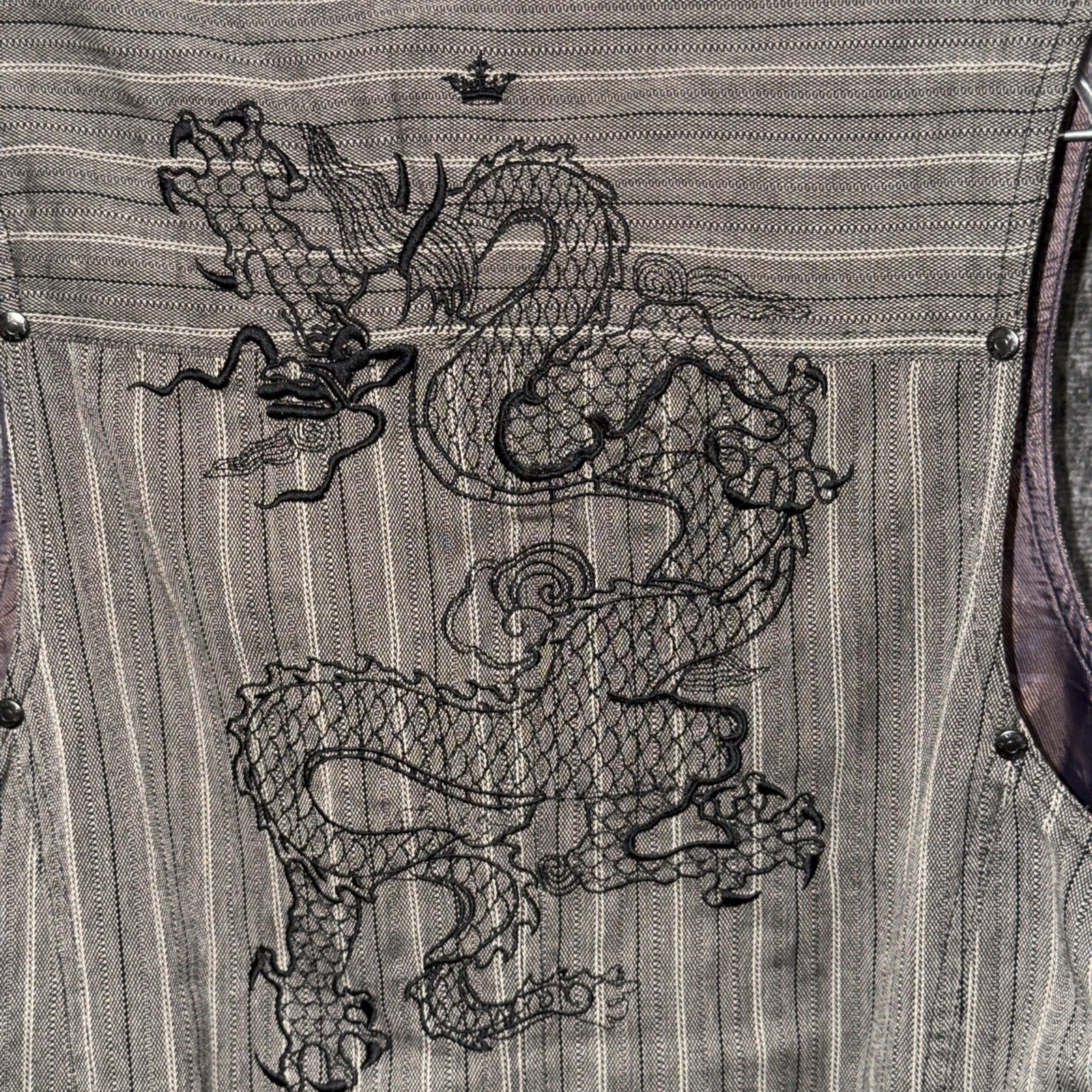 English Laundry Christopher Wicks Embroidered Vest Men’s XL Asian Dragon Lined
Opens in a new window