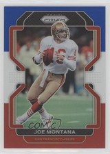 2021 Panini Prizm Red White & Blue Prizm Joe Montana #60 HOF 0dq7