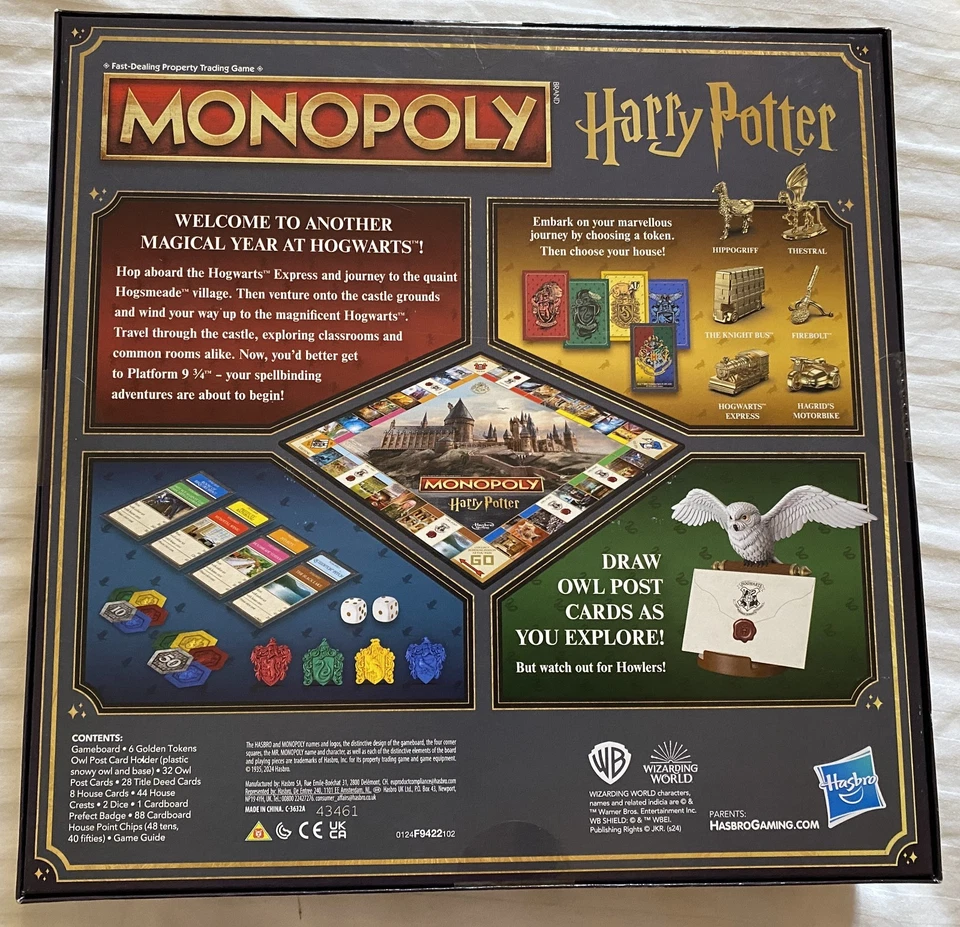 Monopoly Harry Potter Edition. Board Game. Brand New & Factory Sealed - Image 2 of 4