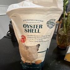 Pecking Order Oyster Shell Calcium Supplement Treats for Chickens 5 lb