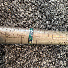 Vintage Mexican Sterling Silver 925 Azurite Malachite Inlay Ring Band Size 6.5