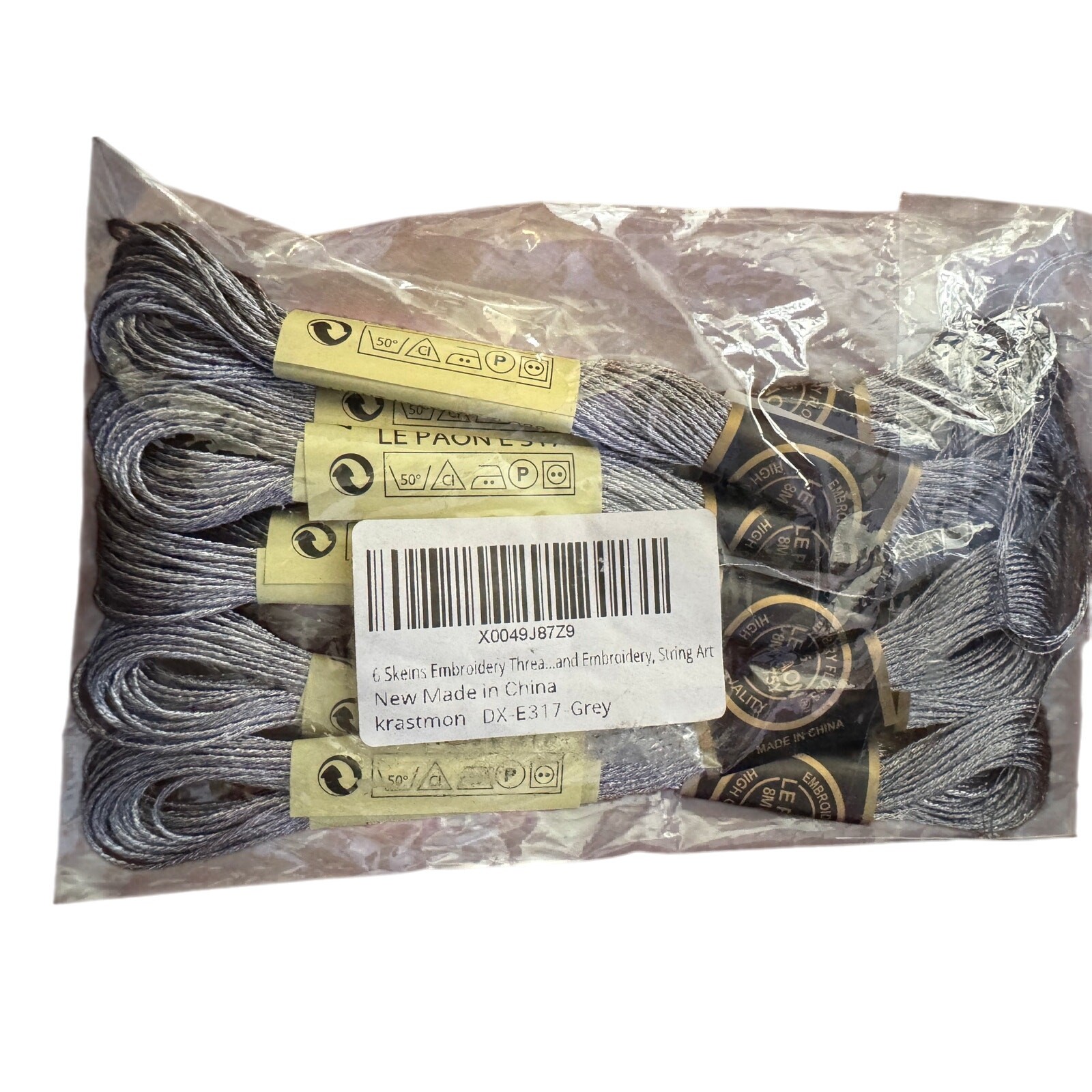 Thread And Embroidery String Art Dx-e317 Grey