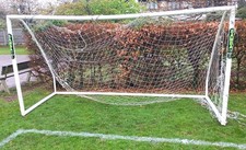 Samba 12 x 6 feet folding football goals X2