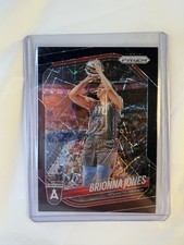 2025 Panini Prizm WNBA Brionna Jones Black Velocity Prizm /39 #107 Atlanta Dream