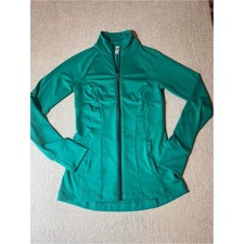 Under Armour Women's Full Zip Teal Jacket Running Activewear Small