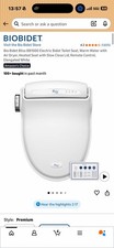 Bio Bidet BB1000 Electric Bidet Toilet Seat, Warm Water with Air Dryer, Heated