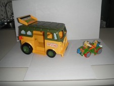 vintage 1990 Toilet Taxi & van Teenage Mutant Ninja Turtles  TMNT Incomplete!