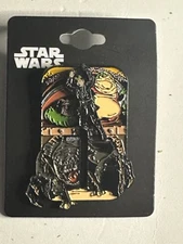 Star Wars:  Return Of The Jedi Luke Skywalker Sliding Pin Jabba The Hut Rancor