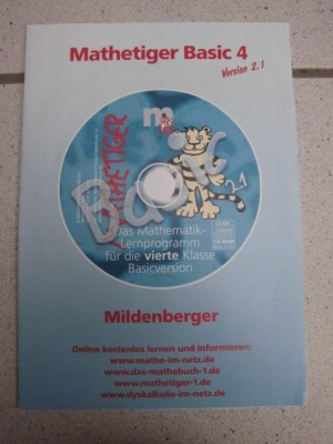 Mathetiger Basic 4 Version 2.1 Mathematik-Lernprogramm 4. Klasse CD-ROM Mildenb.