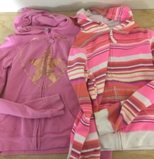 2 Old Navy Girl's Hoodies Size XL 14 Long Sleeve Full Zip Front