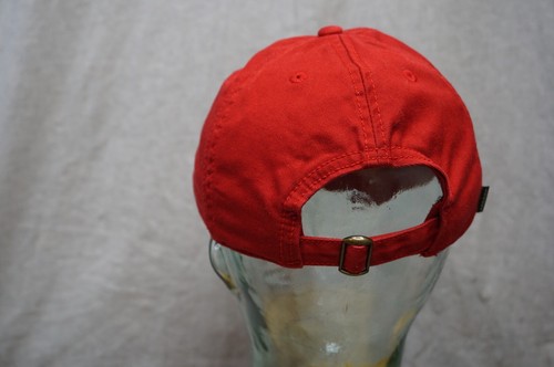 Wisconsin Business School Baseball Cap Hat Strapback Dad Red Legacy spellout - Picture 3 of 15