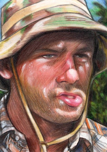 Caddyshack CARL SPACKLER Bill MURRAY Sketch Card ORIGINAL 1/1 ART