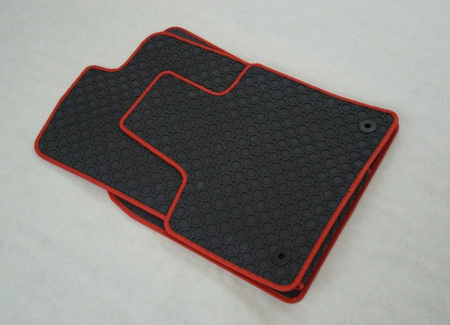 $$$ Lengenfelder Gummimatten für SWM G01 3-tlg.+ Gummi SCHWARZ + RAND ROT + NEU - Picture 2 of 4