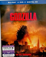 Godzilla Bluray DVD Digital 2014 Aaron Taylor-Johnson Elizabeth Olsen