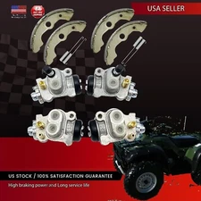 4 x Front Brake Wheel Cylinders With Shoes for Honda Foreman 450 TRX450 4x4 ES/S