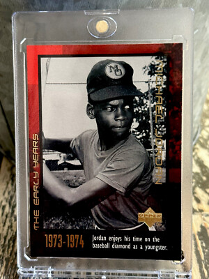 ホームラン　盗塁王　レトロ　マイコンベースボール　micモリタニ　希少　昭和　懐 Michael Jordan Card - Refractor RARE RED FOIL 90's INSERT BASEBALL