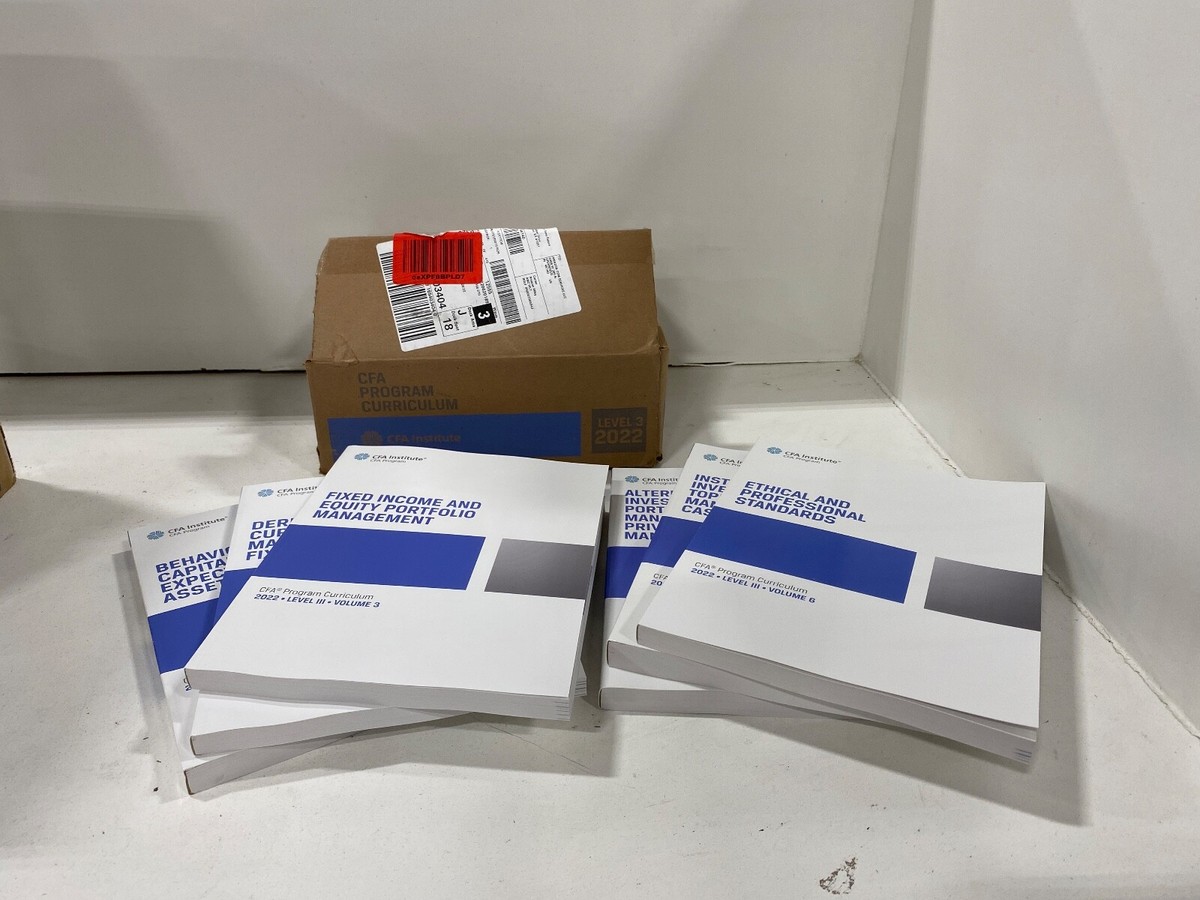 2022 CFA Program Curriculum Level III Set by CFA Institute (2021