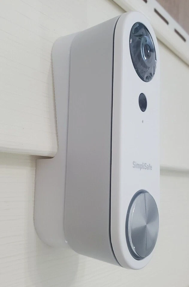 SimpliSafe Video Doorbell Angle Adjustment Mount Wedge 4" Vinyl Siding Mount - Image 2 of 4