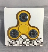 Vibrant Yellow Color Fidget Spinner Stress Fidget Toy - New