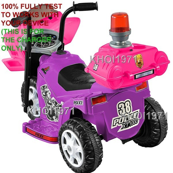WALL charger AC adapter FOR 0287 Kid Motorz Lil POLICE Patrol