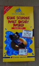 🟢 GENTE VIAGGI VACANZE DISNEYLAND VIDEO GUIDA UFFICIALE A PARIGI VHS - M-916-