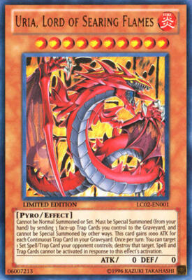 Yu-Gi-Oh! - Uria, Lord of Searing Flames - Promo - Ultra Rare - NM