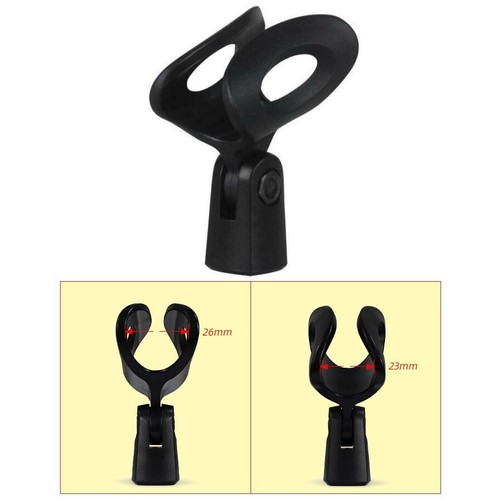 2 Pack Microphone Clip Holder Clamp Mount for Vocal Microphones e935, e945, e965 - Picture 5 of 5