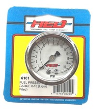 Aed 6101 Analog Liquid Filled Fuel Pressure Gauge-1.5-18npt Screw-in-0-15 Psi Aed 6101 Analog Liquid Filled Fuel Pressure Gauge-1.5-18npt Screw-in-0-15 Psi