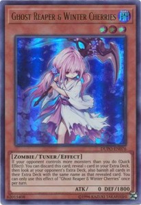 Ghost Reaper & Winter Cherries - DUPO-EN076 - Ultra Rare - Unlimited Edition x3