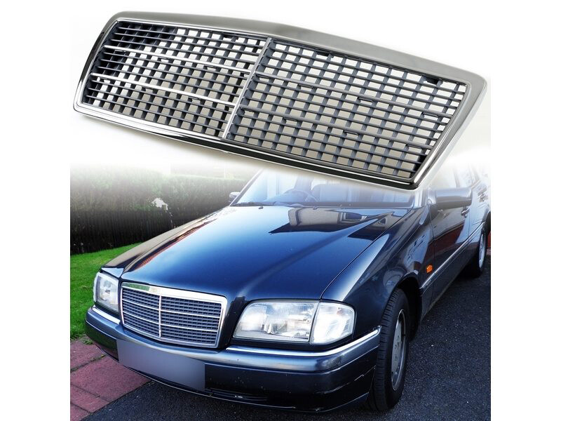Mercedes-Benz W202 フロントグリル Front Grille ABS Grill For Mercedes Benz W202 C-Class C220 C230