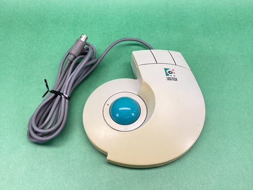 Logitech TrackMan Trackball-Stationary VINTAGE Mouse T-CD2-6F TESTED - Picture 3 of 6