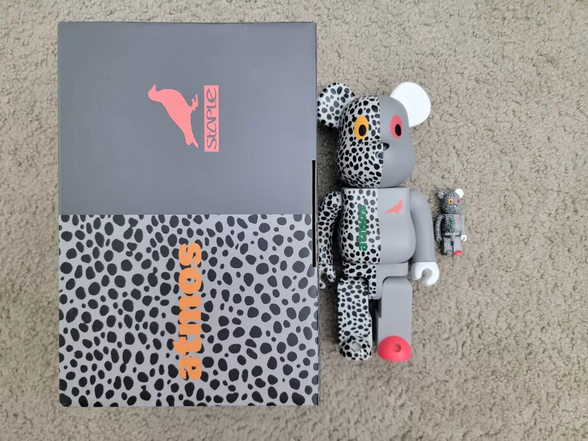 Staple x Atmos Medicom Toy Bearbrick 400% 100% Safari Pigeon Be