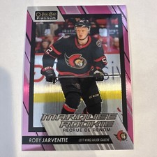 2023-24 O-Pee-Chee Platinum Roby Jarventie #233 Marquee Rookie Pink Matte