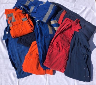 10er PACK KLASSE 2, EX-VERMIETUNGSLATZHOSE - KESSELANZÜGE (BITTE GRÖSSE AUSWÄHLEN)
