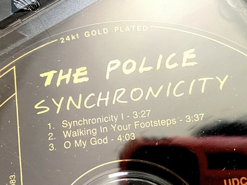 THE POLICE SYNCHRONICITY SEALED LONGBOX 24K GOLD PLATED CD MASTER RECORD STING - Picture 5 of 10