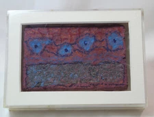 3D Mixed Media Art Handmade Paper Original Signed John Baker