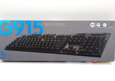 Logitech G915 LIGHTSPEED RGB Gaming Tastatur Schwarz - GL Clicky QWERTZ DE