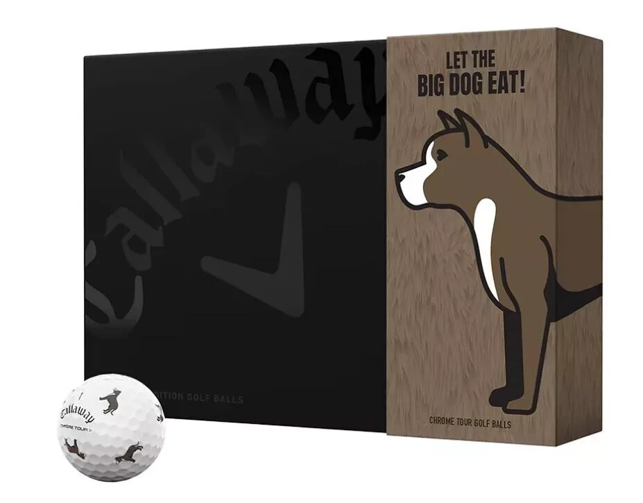 Callaway] Chrome Tour Let the Big Dog Eat / 12 Ball SET / Pit Bull