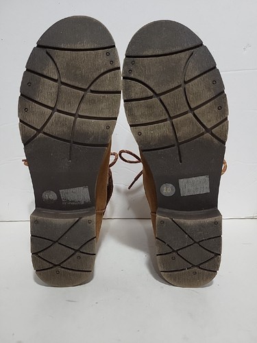 ST.JOHN'S BAY TAN YOSEMITE BLOCK HEEL HIKING LADIES 10M BOOTS - Picture 5 of 5