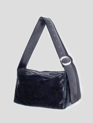バッグ Paloma wool square tea bag leather black PalomaWool 2023 Square Teabag Full Leather Square Crossbody Bag