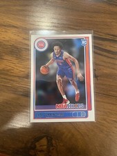 2021-22 Panini NBA Hoops Rookies Cade Cunningham RC #201 Pistons Rookie