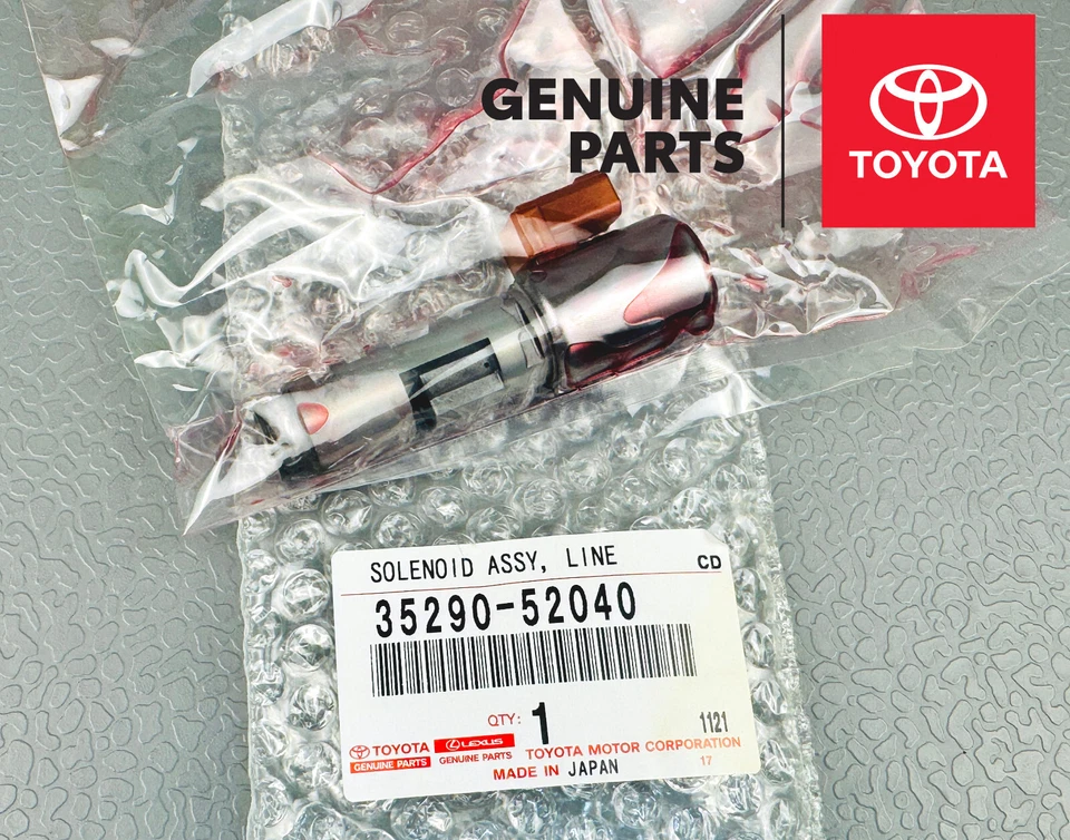 35290-52040 TOYOTA COROLLA MATRIX YARIS SOLENOID ASSY, LINE PRESSURE CONTROL NEW - Image 2 of 4
