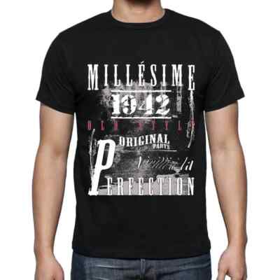 ULTRABASIC Herren T-Shirt perfekt gealtert Jahrgang 1942 gealtert