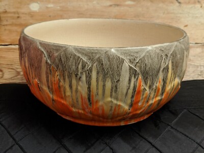 1950 Vintage T F and S Ltd Phonix Flambar Bowl 7,5'' (2Ocm) Ø x 4'' (10 cm) H