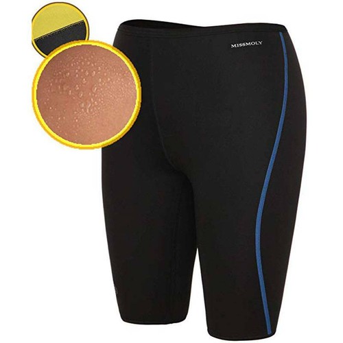 Hot Neoprene Sauna Sweat Thermo Pant Women Slimming Body Shaper Fat Burner Short - Picture 14 of 19