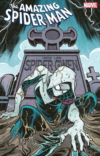 AMAZING SPIDER-MAN #32 (ELIZABETH TORQUE 1:50 VARIANT)(2023) COMIC ~ Marvel