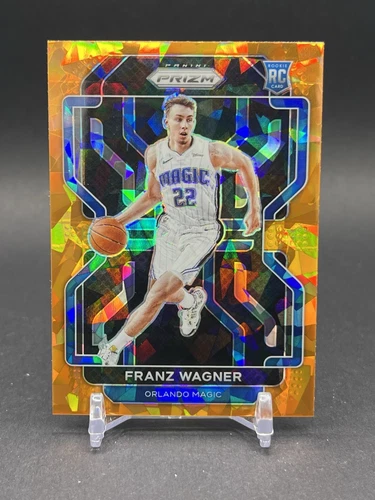 2021-22 Panini Prizm Franz Wagner Orange Ice Rookie SP RC #310 Magic