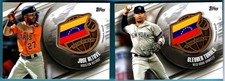 2020 TOPPS Global Game Medallion Manufactured Relics (2) CARD LOT Altuve Torres