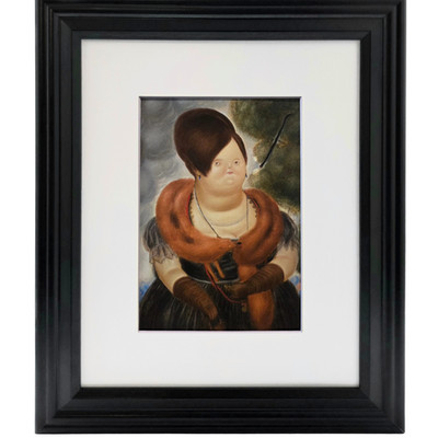 FERNANDO BOTERO  The First Lady  Framed Latin American Modern Art Print