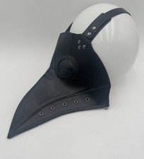Halloween Plague Doctor Mask Leather Bird Beak Futuristic Character Adjustable